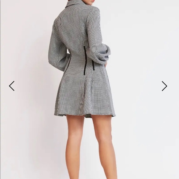 NWT Finders Keepers Romy Houndstooth Mini Dress - Picture 3 of 4